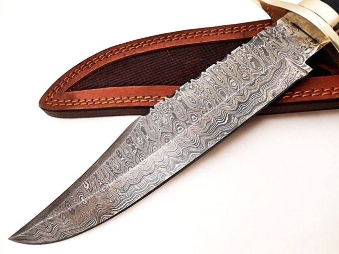 Damascus-Steel-Ladder-Pattern-Blade