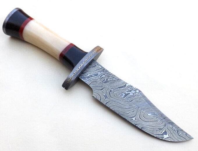 Handmade-Damascus-Bowie-Knife