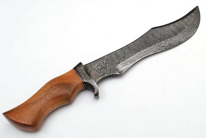 Handmade-Damascus-Steel-Hunting-Bowie-Knife