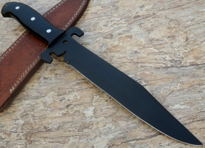 Hunting-Bowie-Knife-Micarta-Handle