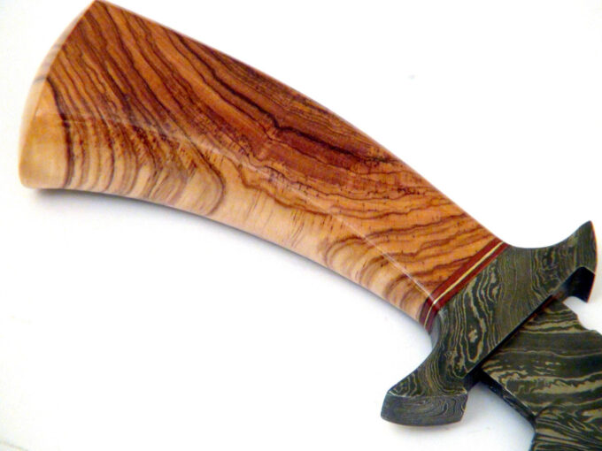 Olive-Wood-Handle-Bowie-Knife