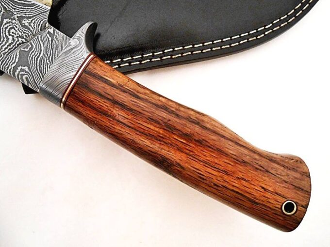 Outclass-Rose-Wood-Handle-Hunting-Knife