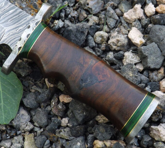 Rose-Wood-Handle-Bowie-Hunting-knife