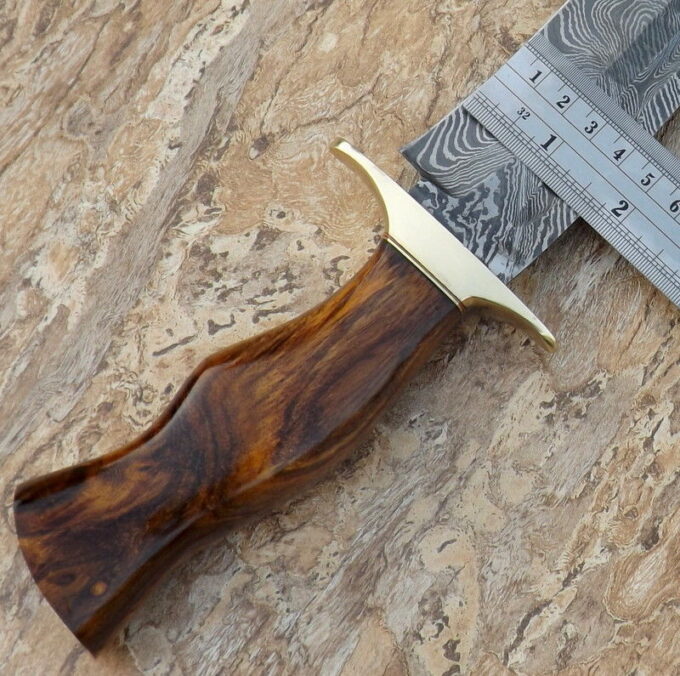 Rose-Wood-Handle-Bowie-Knife