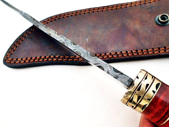 Damascus-Steel-Knife-Bowie-Knife-Hunting-Knife
