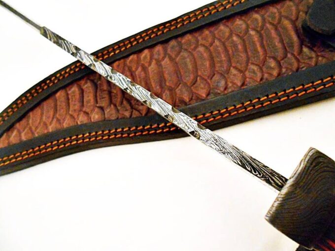 Amazing-Damascus-Steel-Blade-File-Work