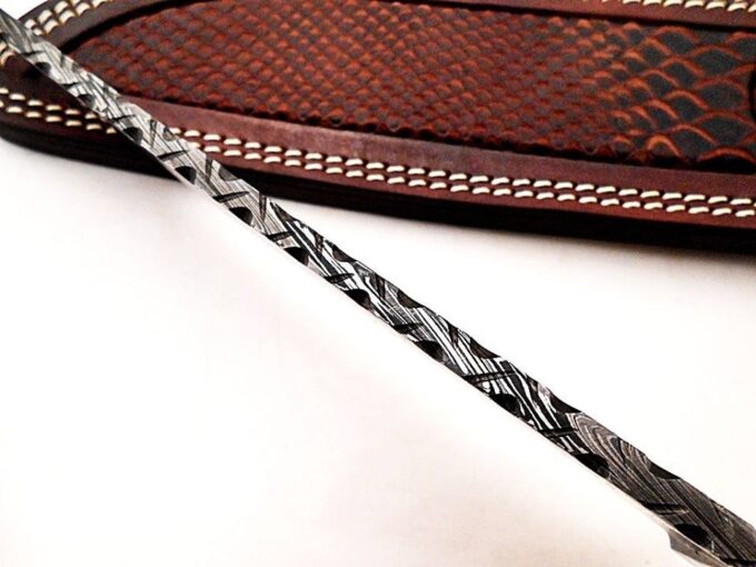 Amazing-Damascus-Steel-Blade-File-Work